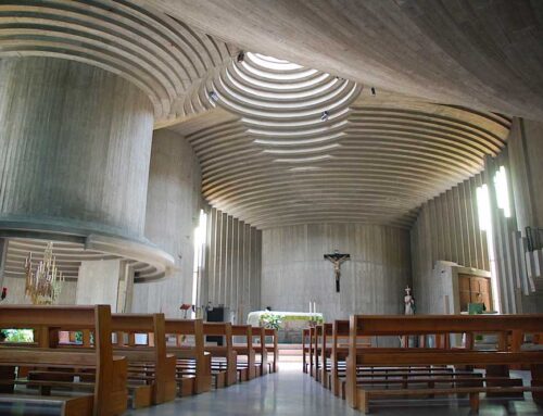 In Salerno the conference “The church of the Holy Family” by Paolo Portoghesi and Vittorio Gigliotti”