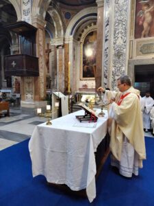 La festa liturgica di San Cesare in Santa Maria in Monticelli