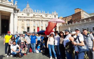 Il Movimento Familiare Dottrinario lo scorso 15 maggio a Roma per la canonizzazione di padre Cesare